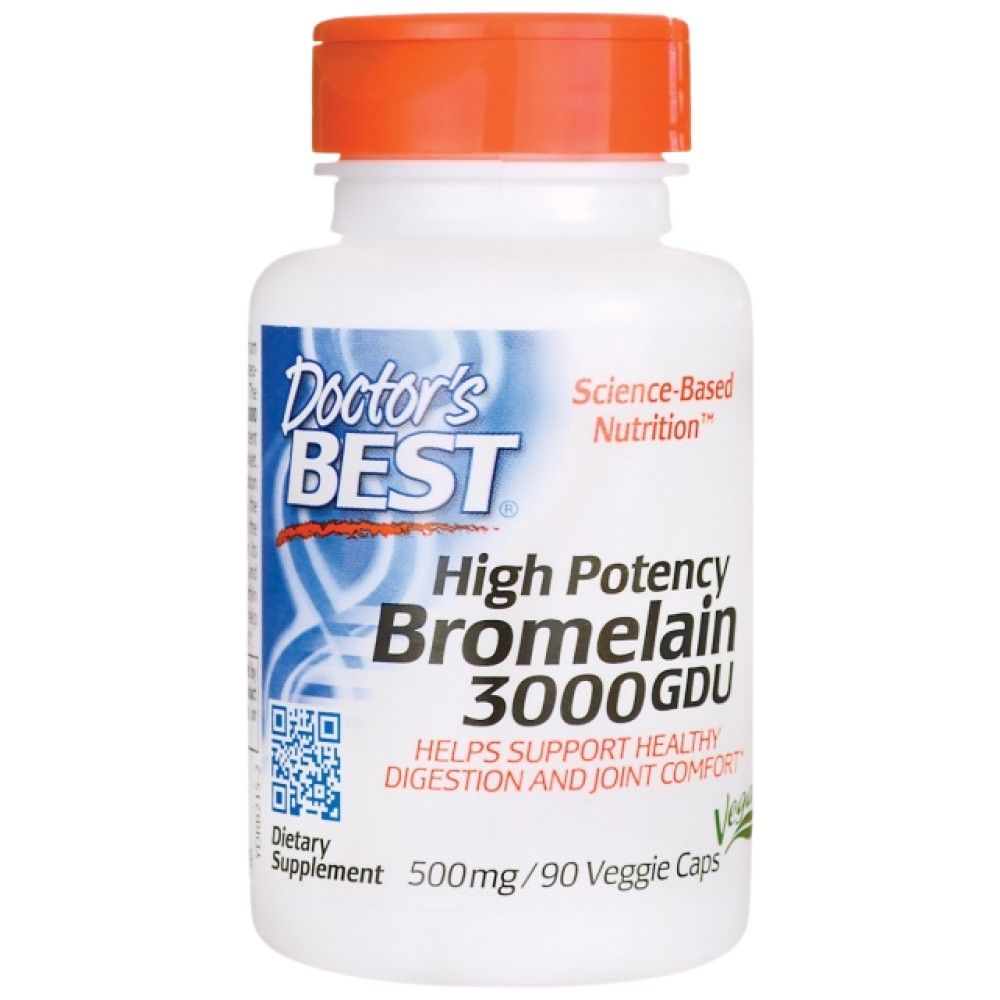 Bromelain 3000 GDU 500 mg | Visoka potencija - 90 kapsula