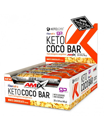 Ketolean® keto gobhb® coco bar 20 x 40g