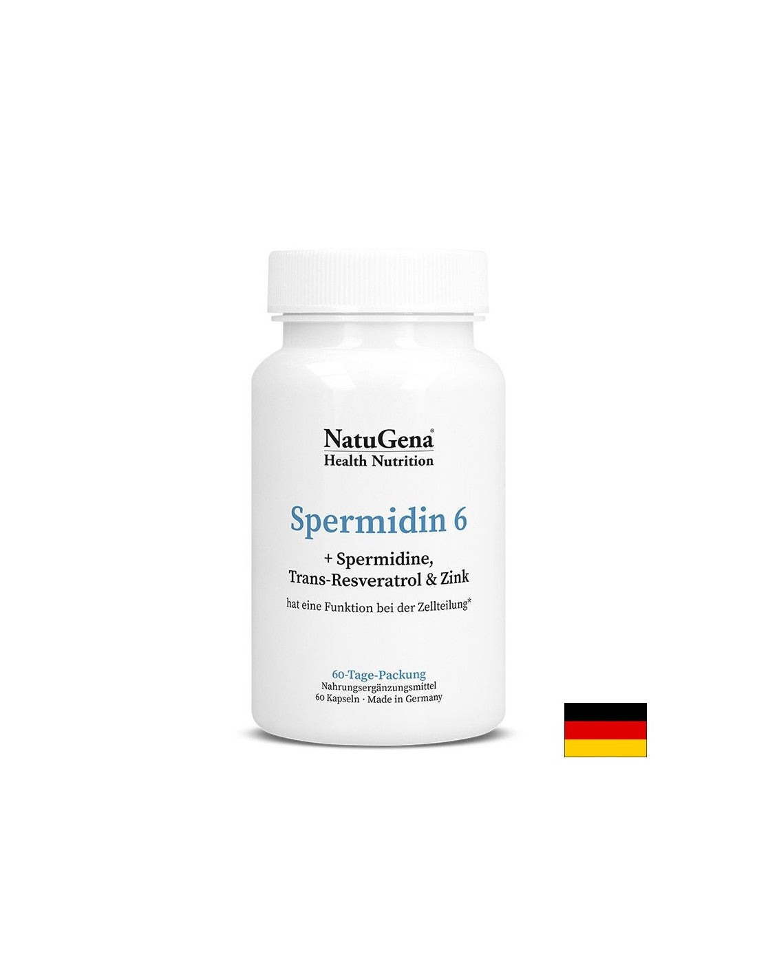 Cellular Health - Spermidine 6 (spermidin + trans-resveratrol i cink), 60 kapsula