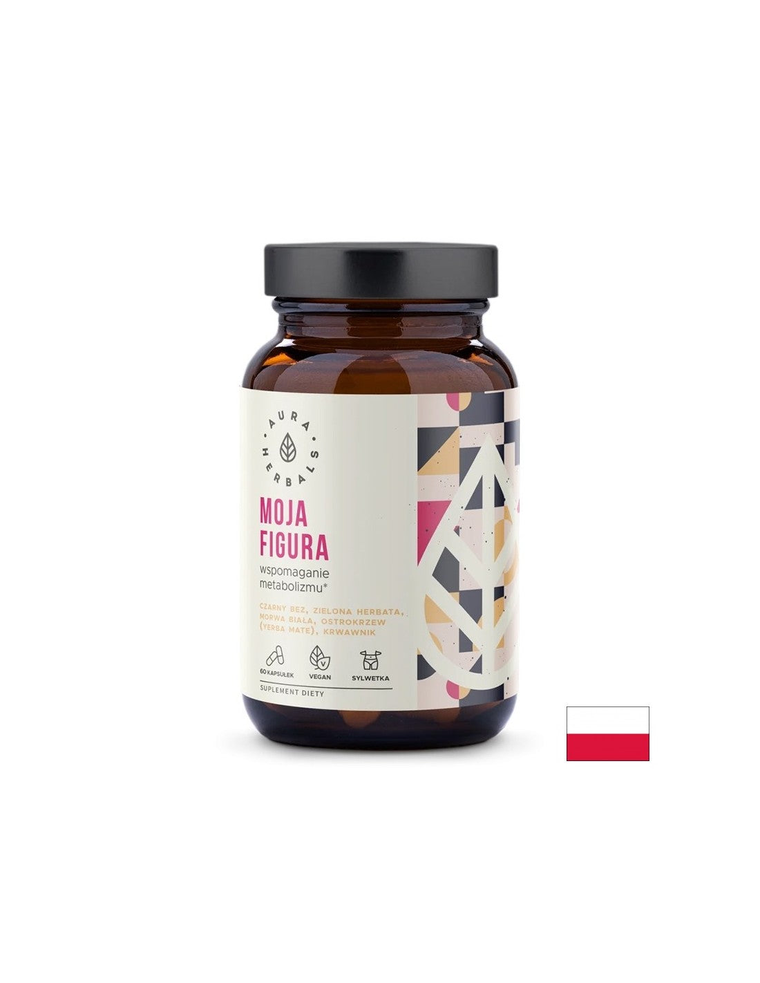 Metabolizam (Formula s crnom bazgom, zelenim čajem, bijelim dudom, yerba mate i stolisnikom), 60 kapsula