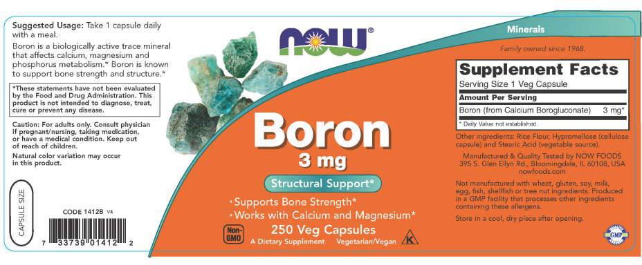 Boron 3 mg - 250 kapsula