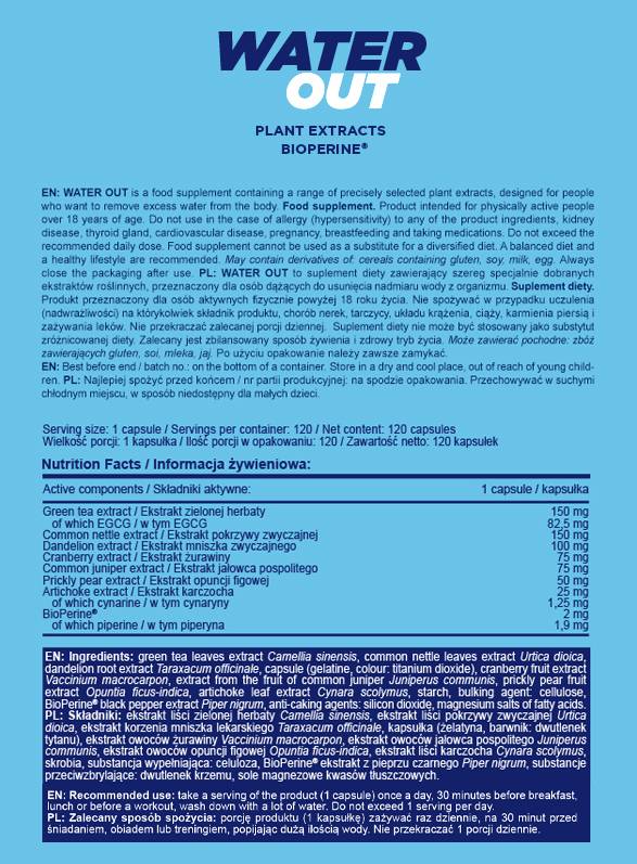 Voda van | Diuretik na bazi biljnog ekstrakta - 120 kapsula