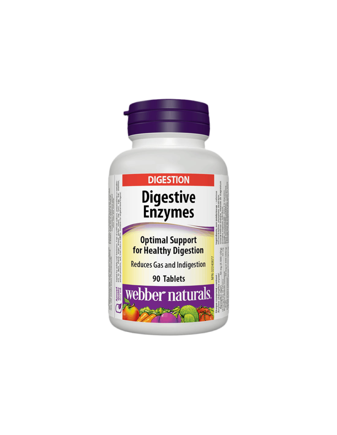 Probavni enzimi x 90 tableta <tc>Webber Naturals</tc>