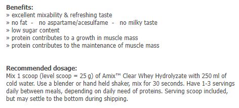 Prozirna sirutka hidrolizat vrećica 0,025 kg