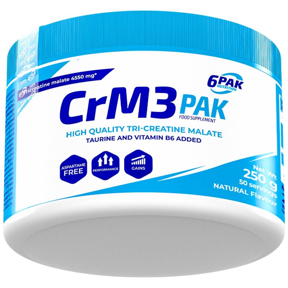 CRM3 PAK (Tri -Creatine Malate + Taurin) - 250 grama