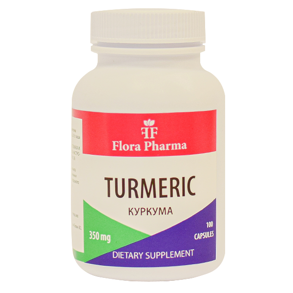 Kurkuma 700 mg (Curcuma longa) /100 kapsula, 50 doza/ FLORA PHARMA