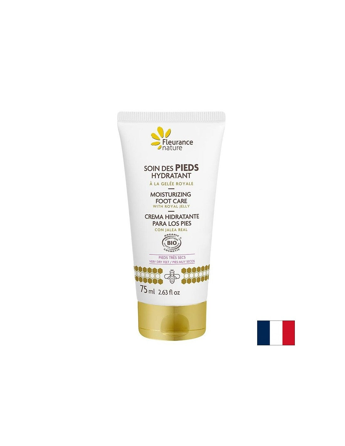 Hidratantna krema za stopala s matičnom mliječi, ORGANIC, 75 ml