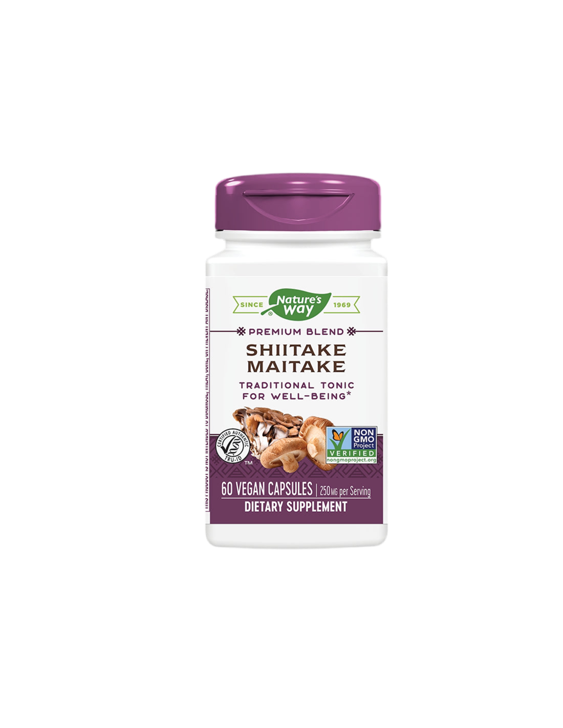 Shiitake & Maitake 250 mg - 60 kapsula