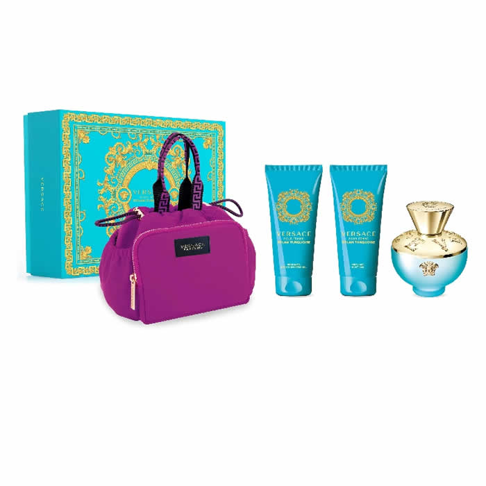 <tc>VERSACE</tc> Dylan Torquoise Eau De Toilette Spray 100ml set 4 komada