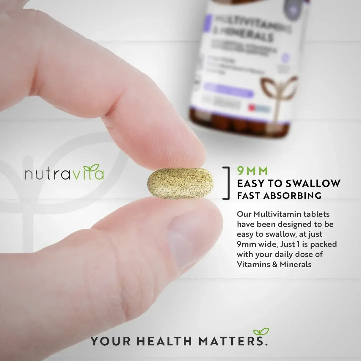 Multivitamins - 26 Essential Ingredients /365 tablets, 365 days/ Nutravita - Nutra Best Europe