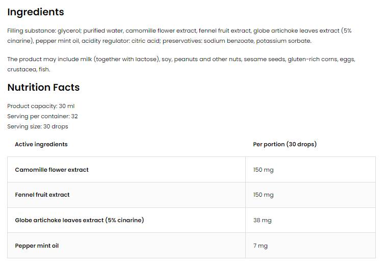 Probavne kapi | Digestivni sustav Zdravlje 30 ml