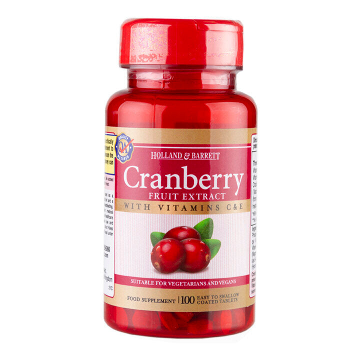 Brusnica s vitaminom C i E 90 tableta HOLLAND & BARRETT