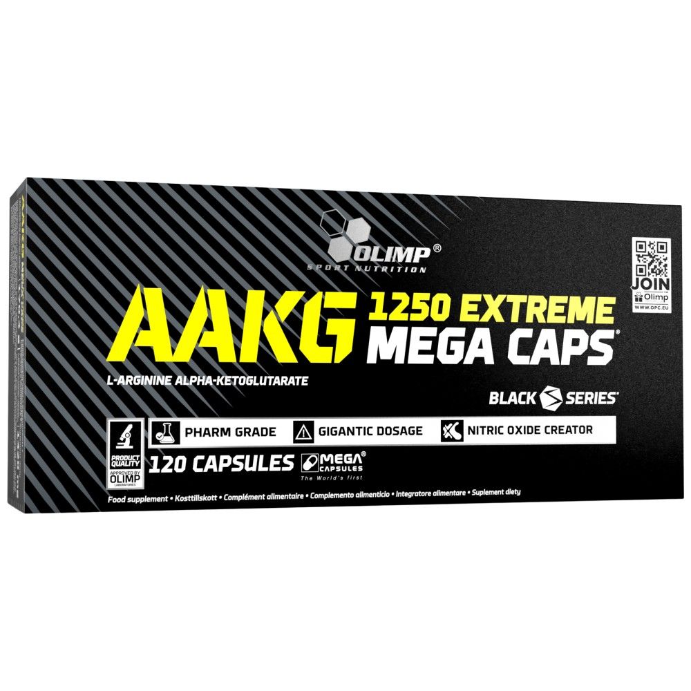AAKG Extreme 1250 mega kape - 120 kapsula