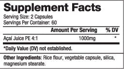 Acai 1000 mg/120 kap