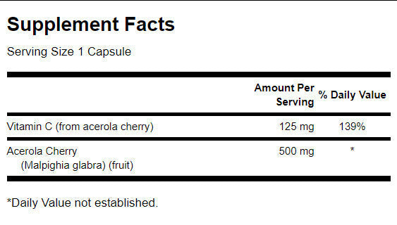 Acerola 500 mg - 60 kapsula