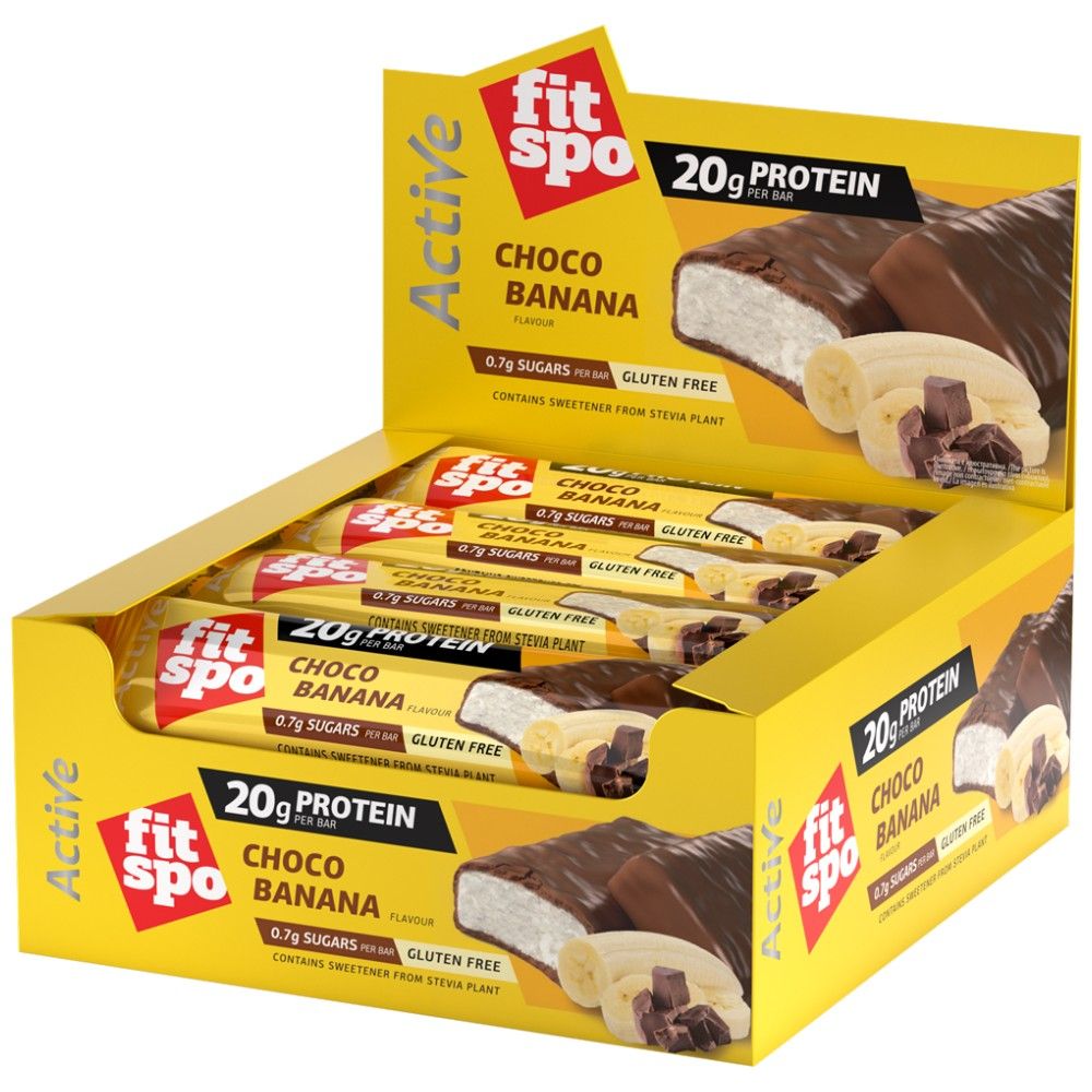 Aktivna čokoladna pločica & Banana – 12 x 60 g