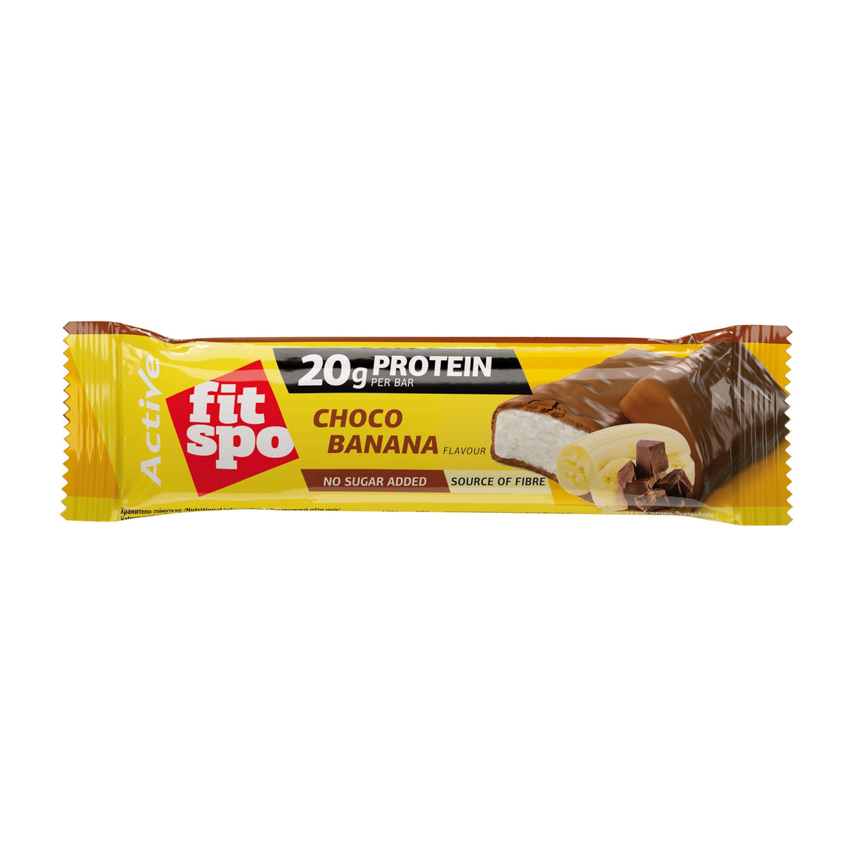 Aktivna čokoladna pločica & Banana – 60 g