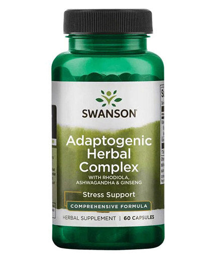 Adaptogeni biljni kompleks | s Rhodiola Ashwagandha Ginseng - 60 kapsula