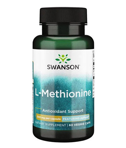AjiPure L-metionin, farmaceutske kvalitete 500 mg - 60 kapsula