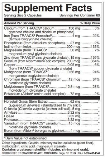 Albion multimineral sa željezom - 120 kapsula