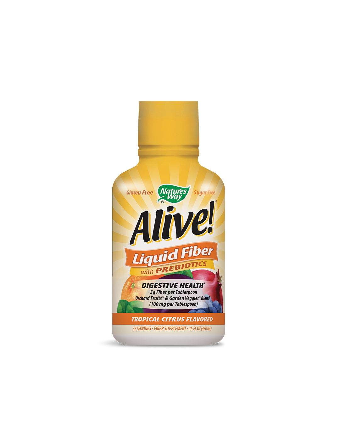 Tekuća vlakna s prebioticima <tc>Alive</tc> - <tc>Alive</tc>Tekuća vlakna s prebioticima, 480 ml, 32 doze (okus citrusa)