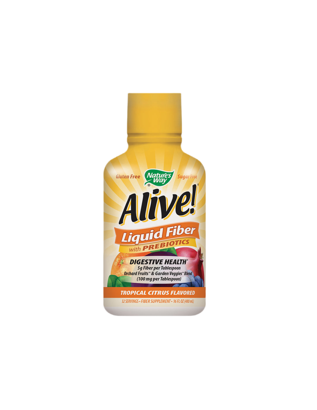 Tekuća vlakna s prebioticima <tc>Alive</tc> - <tc>Alive</tc>Tekuća vlakna s prebioticima, 480 ml, 32 doze (okus citrusa)