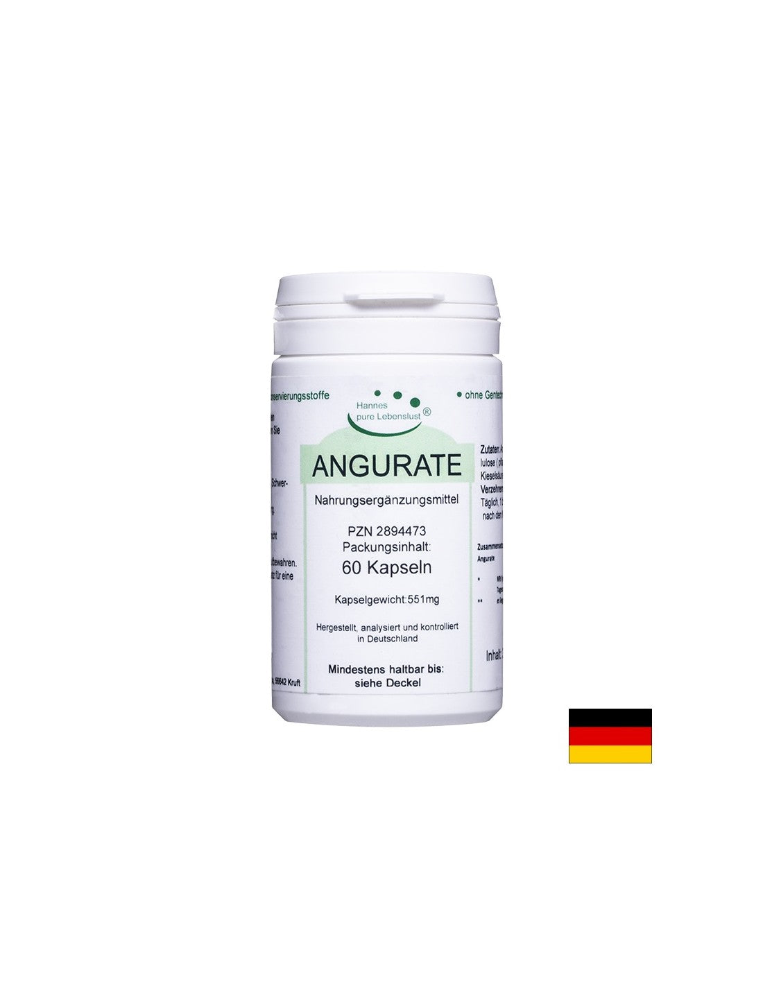 Angurate - Angurate 450 mg, 60 kapsula El Compra