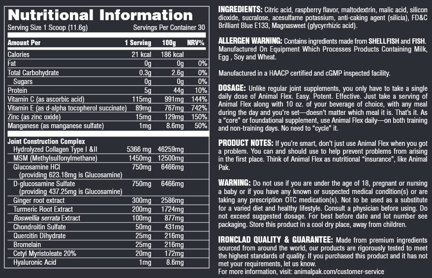 Animal Flex Powder - 348 grama