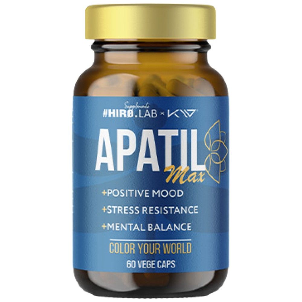 Apatil Max | s ashwagandhom, šafranom & Ginseng - 60 kapsula