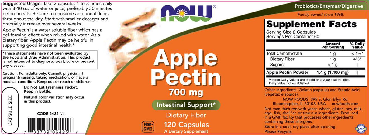 Jabučni pektin 700 mg - 120 kapsula