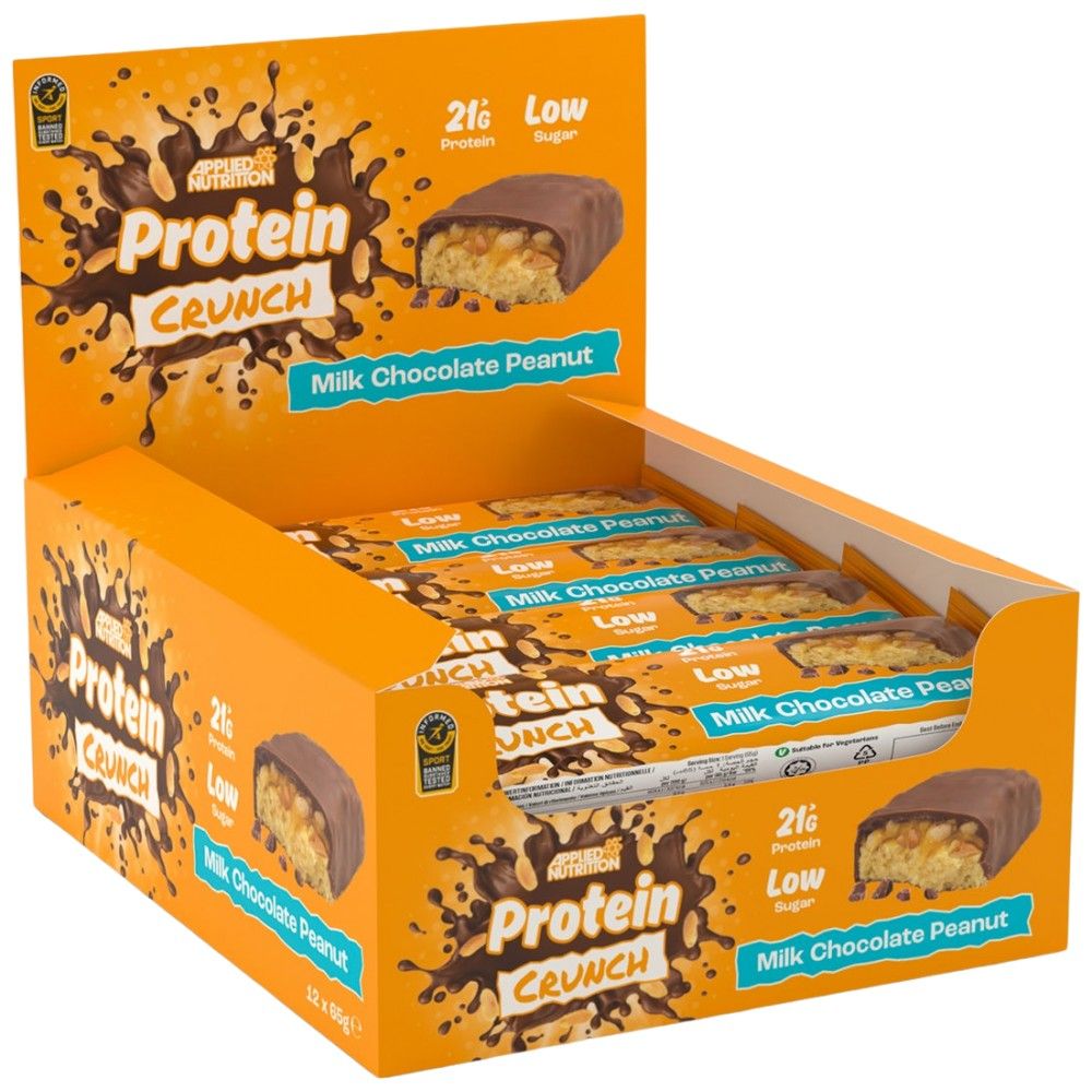 Applied Protein Crunch Pločica - 12 x 65 grama
