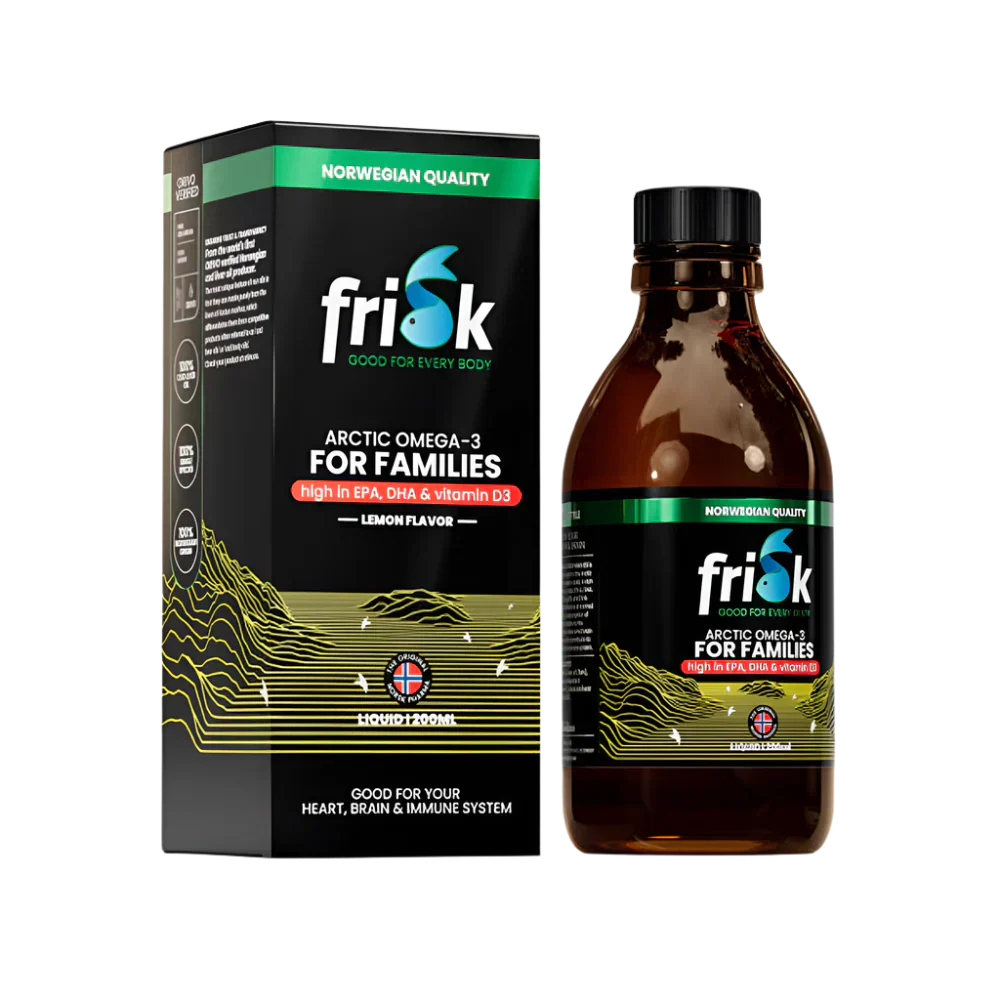 Arctic Liquid – tekući Omega-3 – okus limuna/100% divlji bakalar iz Norveške – 200 ml