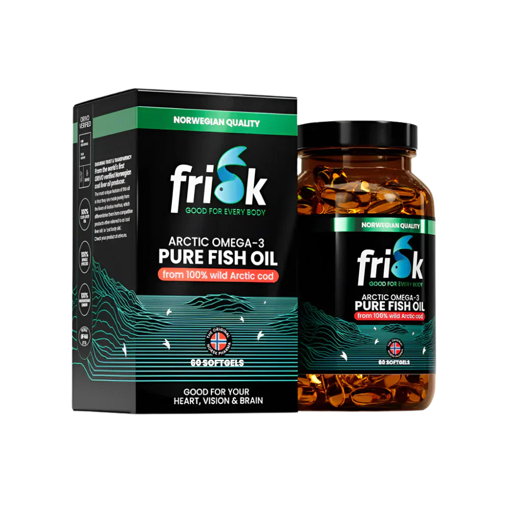 Arctic Pure – Omega-3 iz 100% divljeg arktičkog bakalara – 60 kapsula