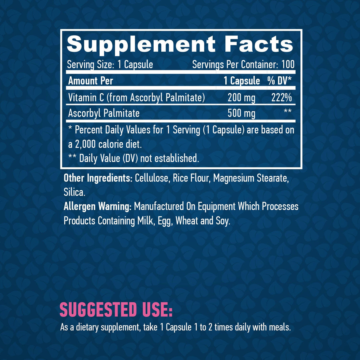 Askorbil palmitat 500 mg./100 kaps.