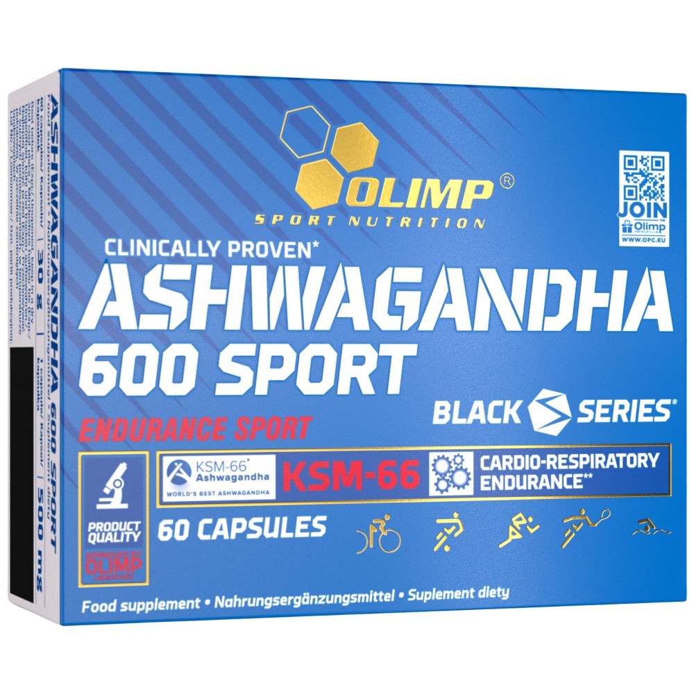 Ashwagandha 600 Sport | KSM-66 - 60 kapsula