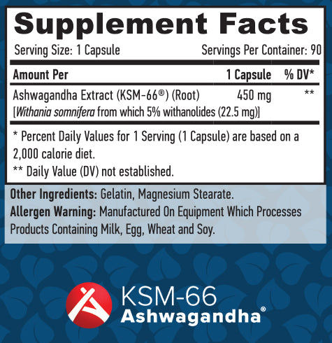 Ashwagandha KSM-66/90 kap