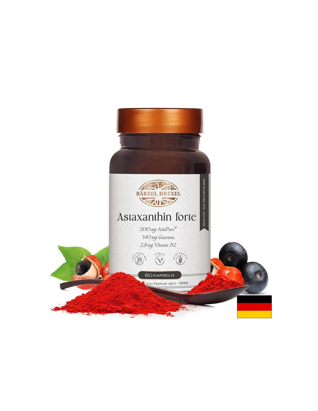 Astaksantin forte - Astaksantin Forte - podrška očima i neuroprotekcija, 60 kapsula <tc>Bärbel Drexel</tc>