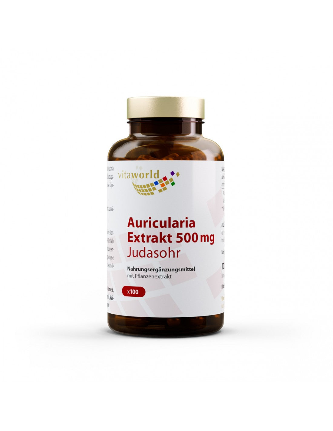 Auricularia (Judasohr) ekstrakt/Auricularia (Judasohr) 500 mg, 100 kapsula