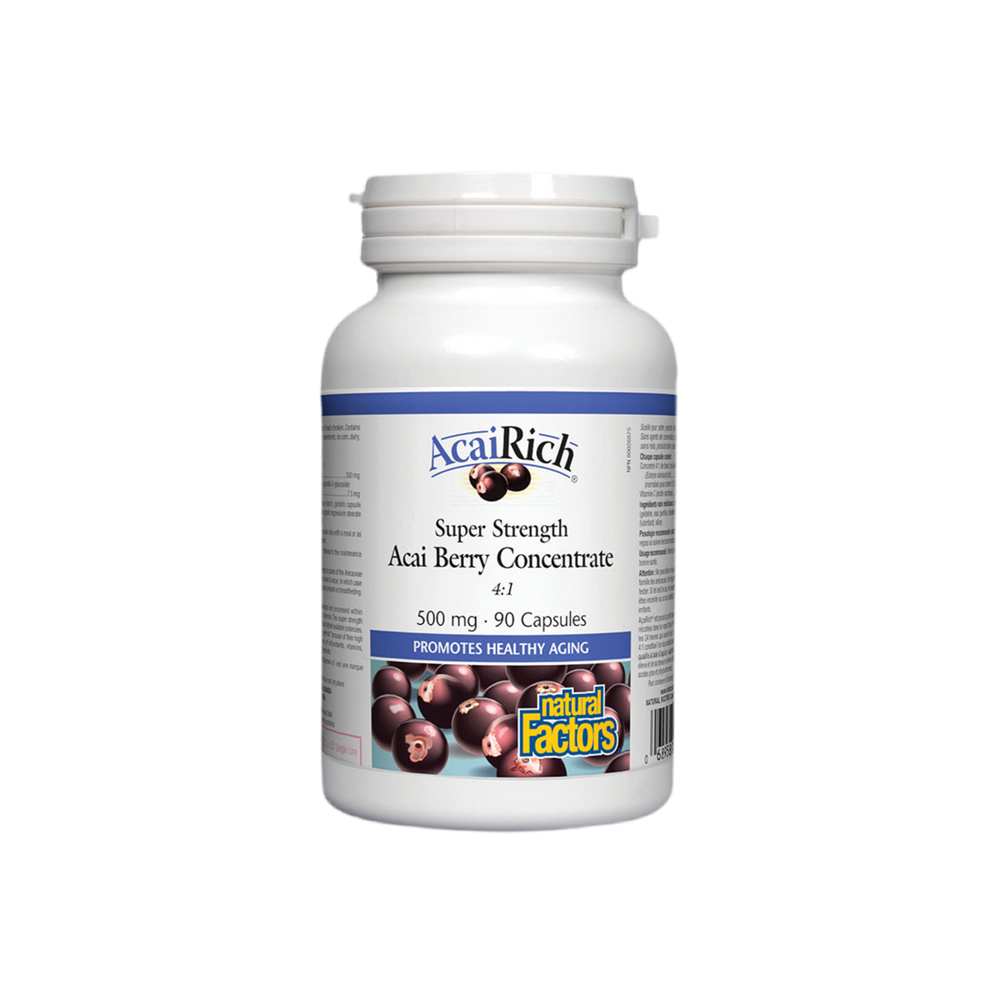 Acai koncentrat bobica 4: 1 500 mg - 90 kapsula