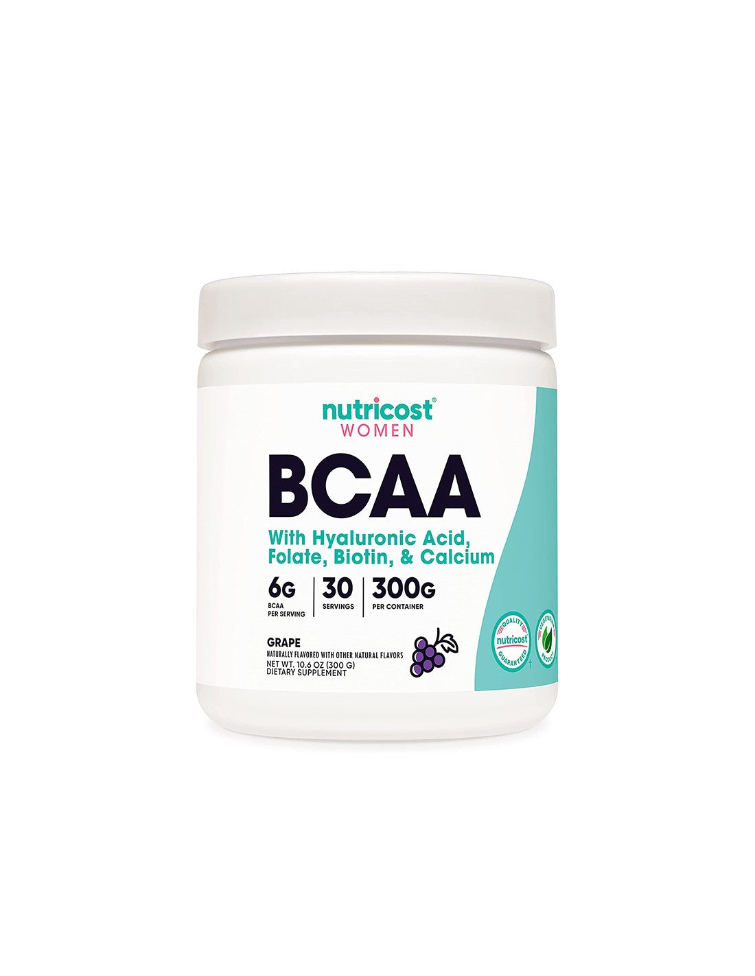 Aminokiseline razgranatog lanca za žene - BCAA - (okus grožđa), 300 g praha