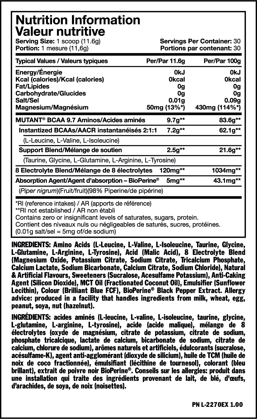 BCAA 9,7/30 serv. - 0,348 kg