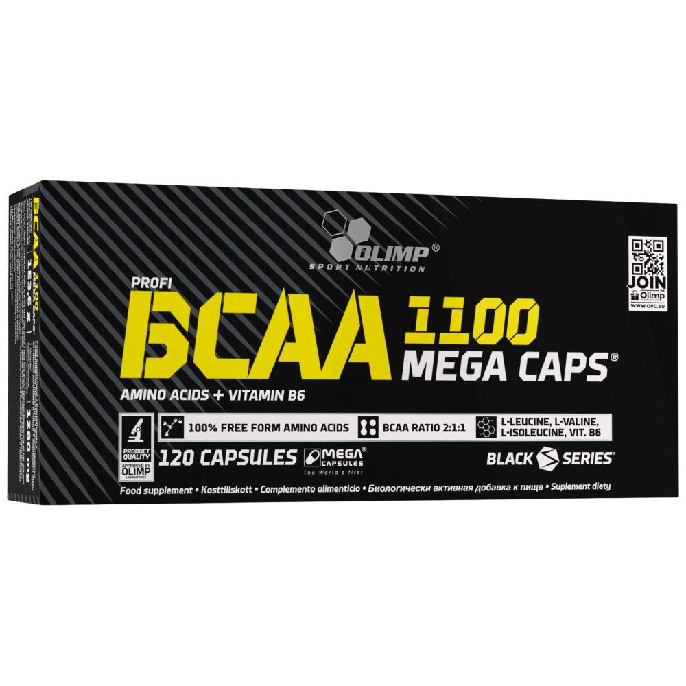 BCAA MEGA CAPS 1100 - 120 kapsula