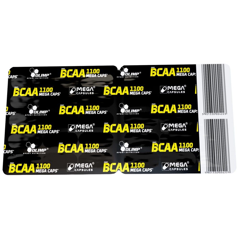 BCAA MEGA CAPS 1100 - 30 kapsula