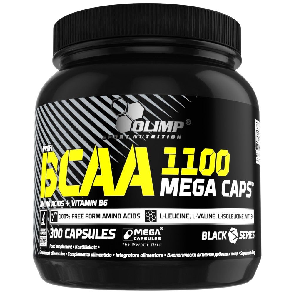BCAA MEGA CAPS 1100 - 300 kapsula