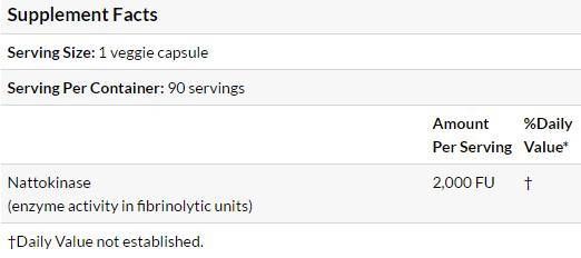 NAJBOLJA Nattokinase 2.000 FUs - 270 kapsula