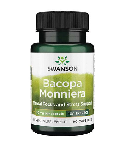 Bacopa Monniera 10:1 ekstrakt 50 mg - 90 kapsula