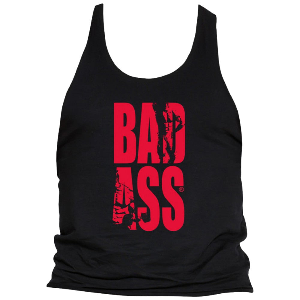 <tc>BAD ASS</tc> Majica bez rukava | Crno-crvena