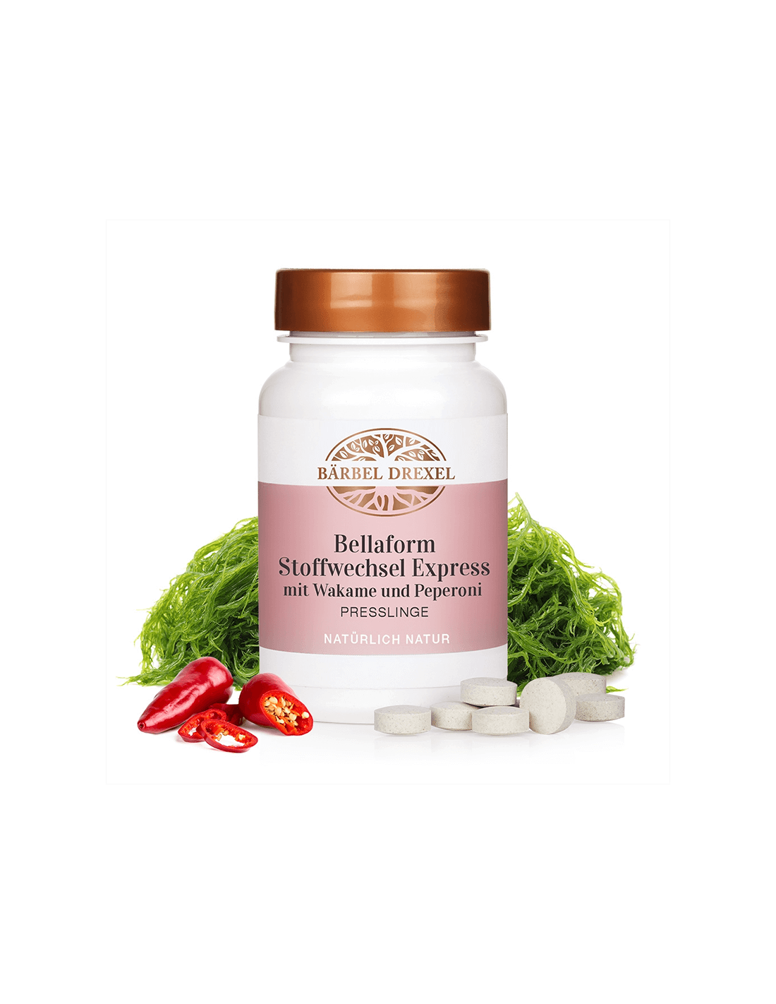 Za brzi metabolizam - Formula s wakameom i čili papričicom - Bellaform, 120 tableta <tc>Bärbel Drexel</tc>