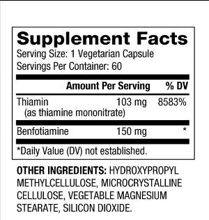 Benfotiamin 150 mg/60 kap