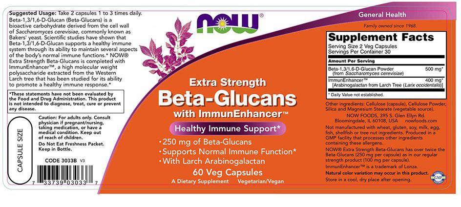 Beta 1,3/1,6 Glukan 250 mg - 60 kapsula